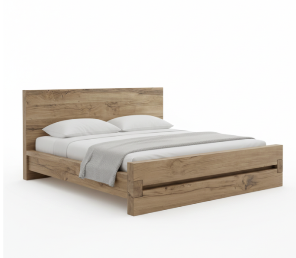 Natural Oak Bed