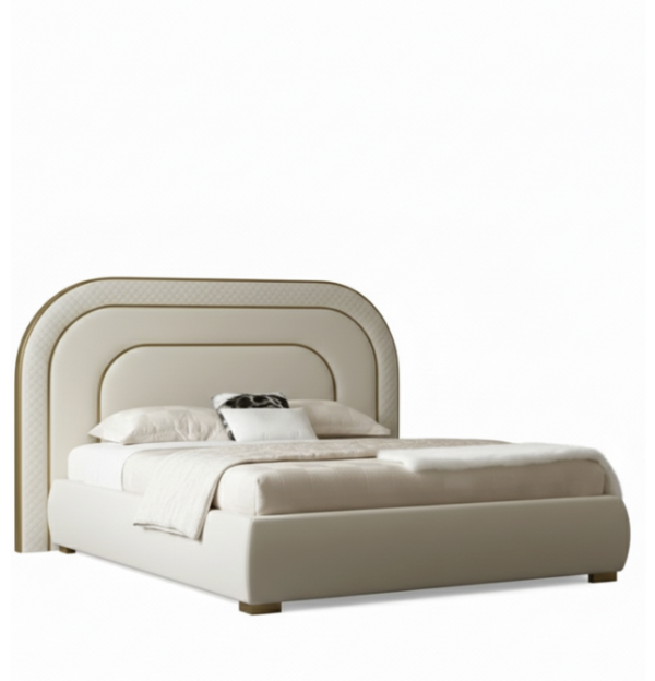 Elegant Upholstered Bed