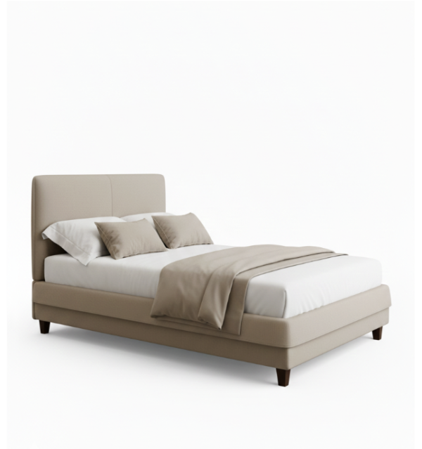 Minimal Upholstered Bed