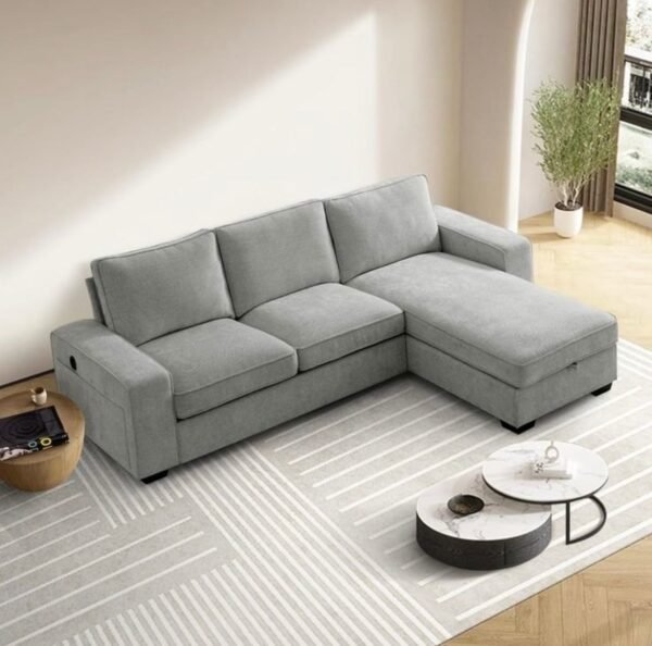L shape 3 seater sofa