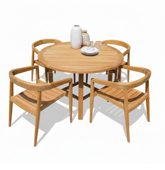 Oak Round Table