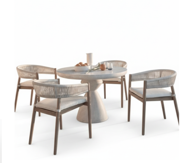 Hourglass Pedestal Table